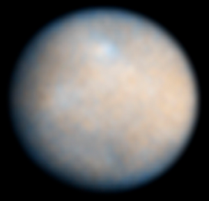 Ceres as seen by the Hubble Space Telescope